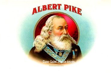 Albert Pike- cigar box label