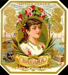 Antilla cigar label