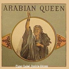 Arabian Queen cigar label