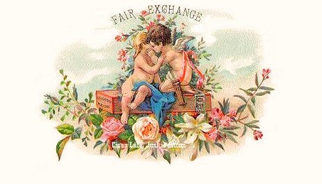 Fair Exchange- cigar box label