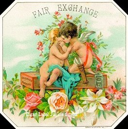 Fair Exchange- cigar box label