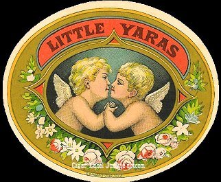 Little Yaras- cigar box label