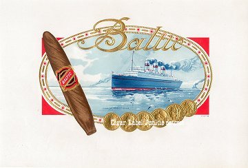 Baltic inner cigar label
