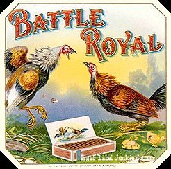 Battle Royal- cigar box label