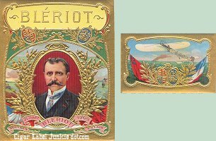 Bleriot outers cigar box label