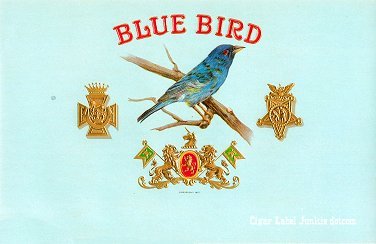 Blue Bird inner cigar label