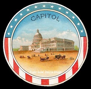 Capitol Seal- cigar box label