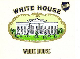 White House- cigar box label