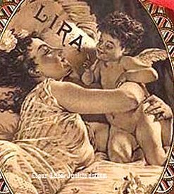 Lira- cigar box label