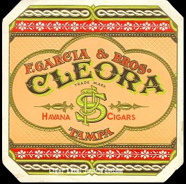 Cleora-outer cigar label