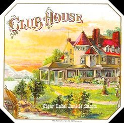 Club House outer- cigar box label