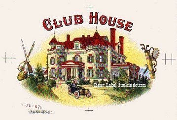 Club House 2 - cigar box label