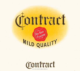 Contract inner cigar label