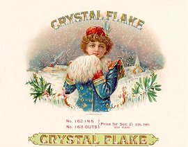 Crystal Flake cigar label