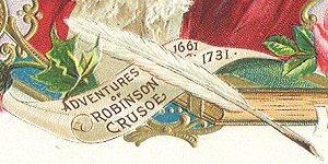 Daniel Defoe-inner cigar label