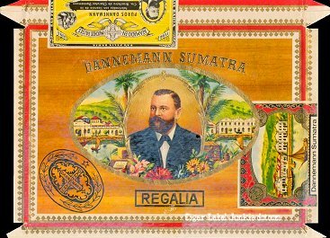 Dannemann- cigar box label