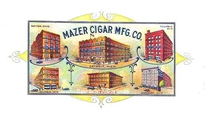Mazer- cigar box label
