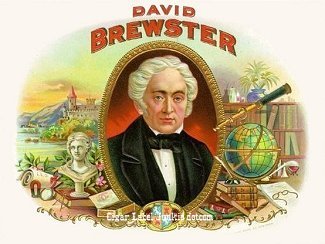 David Brewster cigar box label
