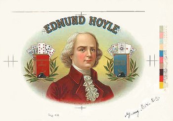 Edmund Hoyle cigar box label