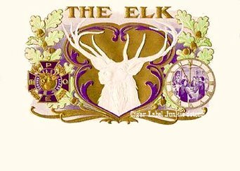 The Elk 2- cigar box label