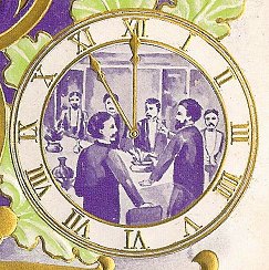 11 o'clock- cigar box label
