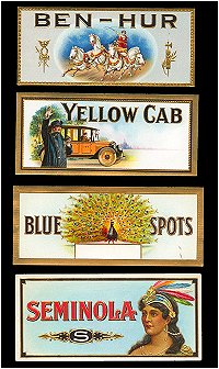 ends cigar box label