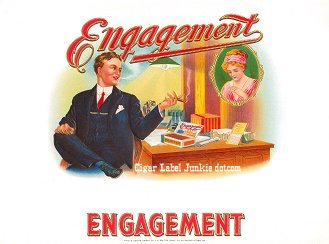 Engagement inner cigar label