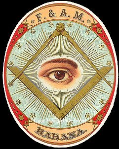 fraternal/general theme cigar label