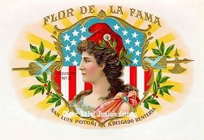 FDL Fama cigar box label