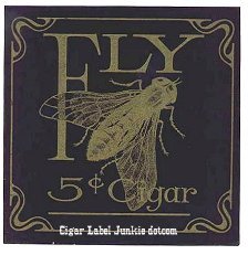 Fly- cigar box label