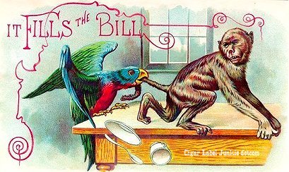 Fills Bill- cigar box label