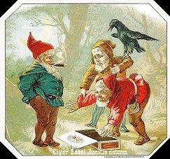 Gnomes1 cigar box label