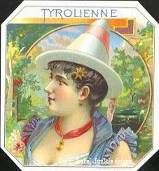 Tyrolienne cigar box label