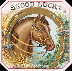 Good Luck- cigar label