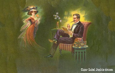 Good Morning cigar box label