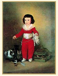 Goya cigar box label