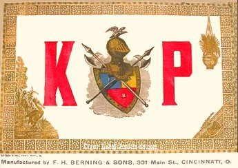 KP 3- cigar box label