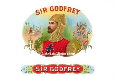Sir Godfrey- cigar box label