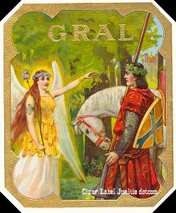 Gral- cigar box label