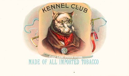 Kennel Club inner cigar label