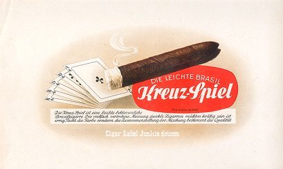 Kreuz Spiel inner cigar label