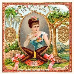 LF Cubana cigar label