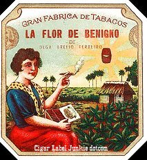 LFD Benigno cigar label