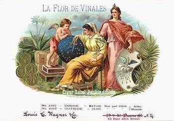 LFD Vinales cigar box label