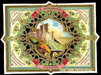 La Alhambra cigar label