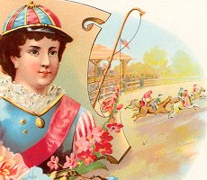 La Diana cigar box label
