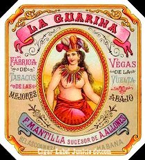 La Guarina cigar label