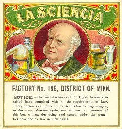 warning cigar box label