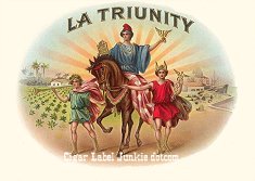 La Triunity cigar label