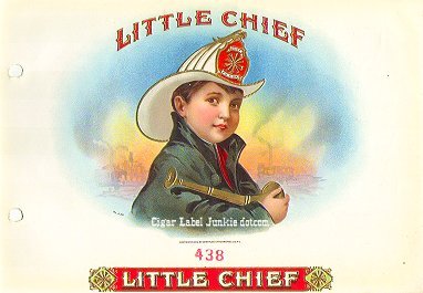 Little Chief- cigar box label